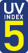uv 5.1 index rounded